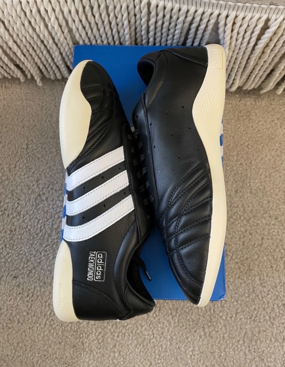 Brain Dead x adidas Techwondo Core Black Cloud White Warm Vanilla — 40, Novo