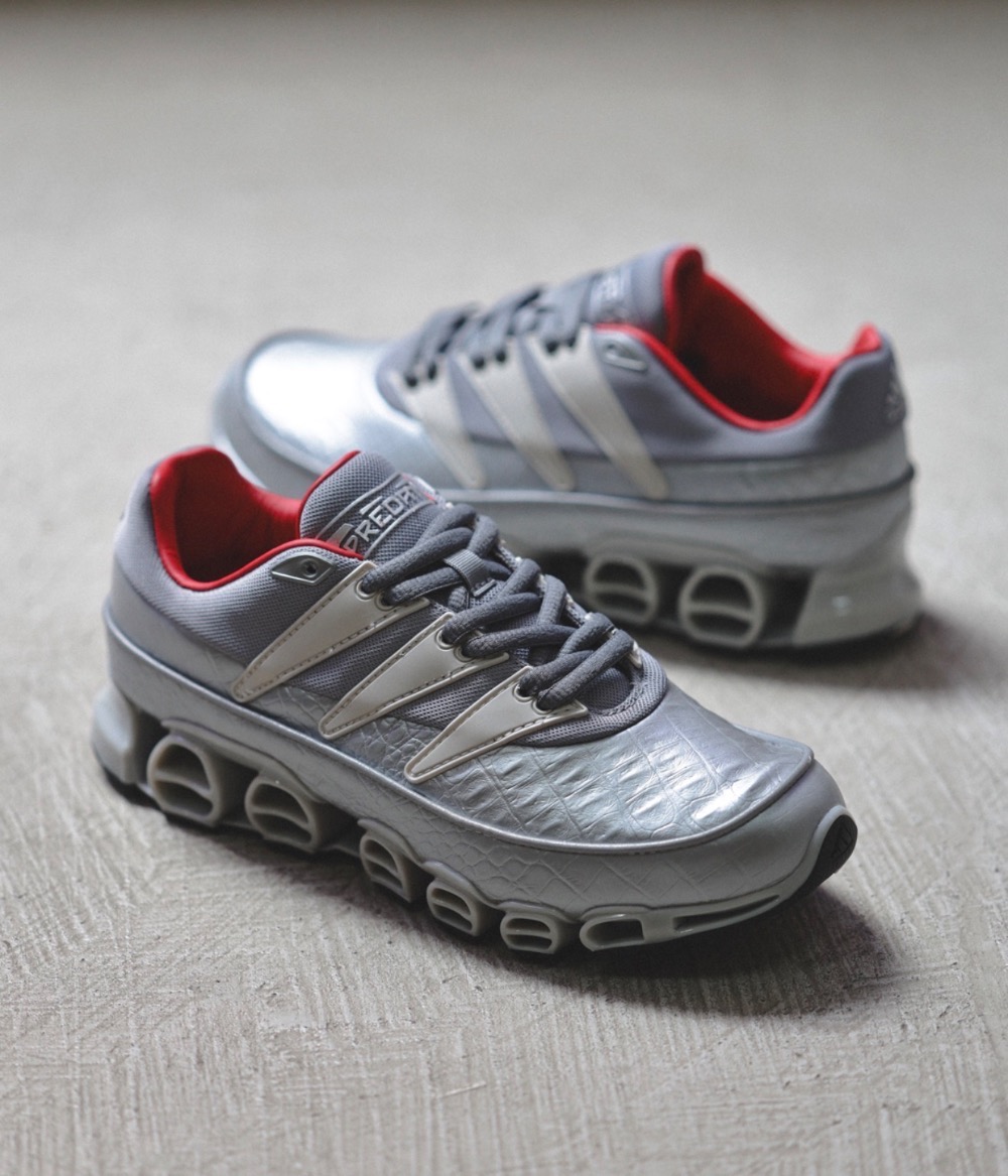 Predator 1994サッカーシューズ グレー/レッド Adidas Predator 94 - Droper