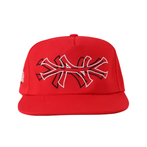 Boné oMA Studios 2D NY Hat Red - Droper