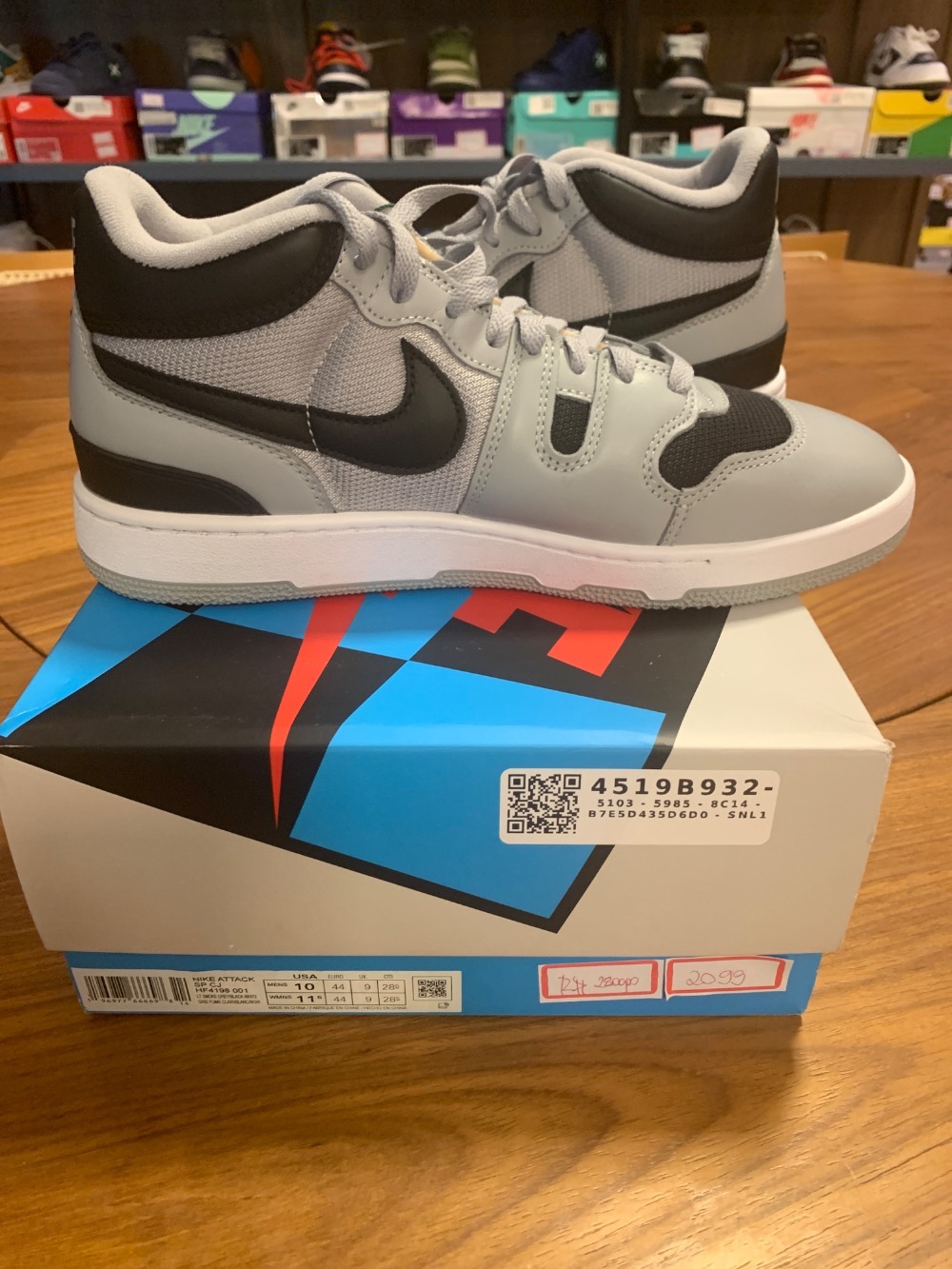 Cactus Jack x Nike Mac Attack Light Smoke Grey Travis Scott