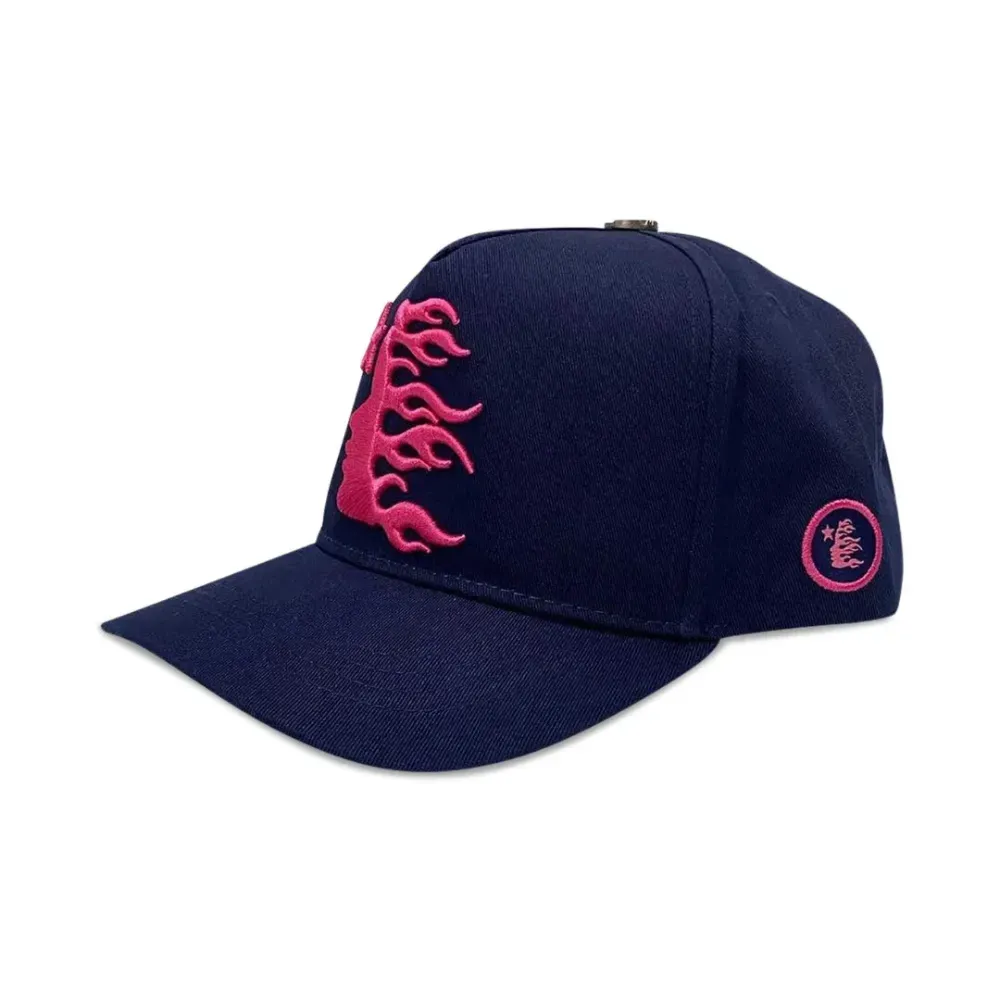 Boné Hellstar Snapback Navy Pink - Droper