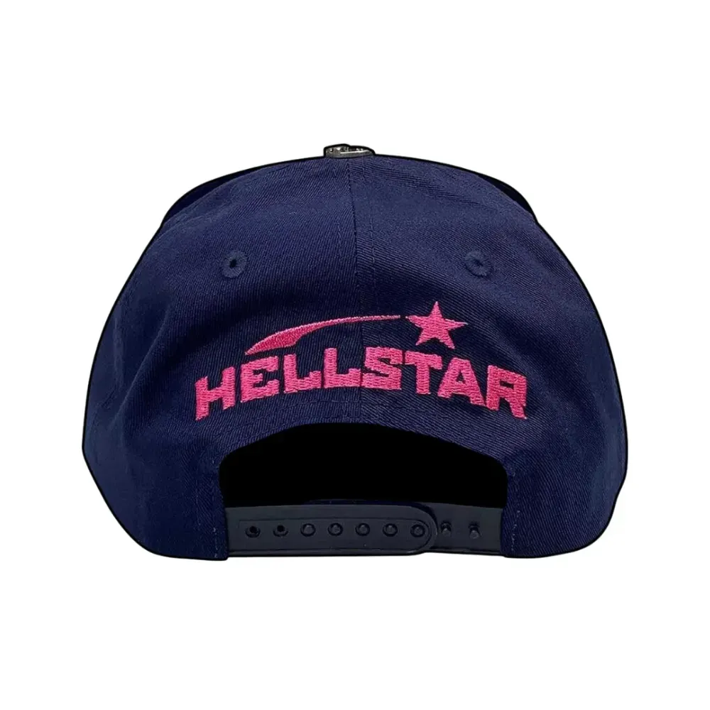 Boné Hellstar Snapback Navy Pink - Droper