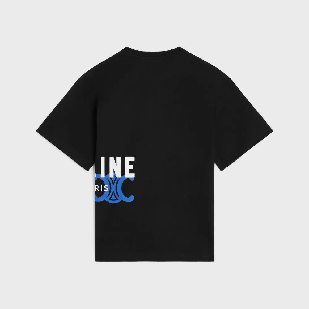 Camiseta Celine Paris Triomphe Black - Droper