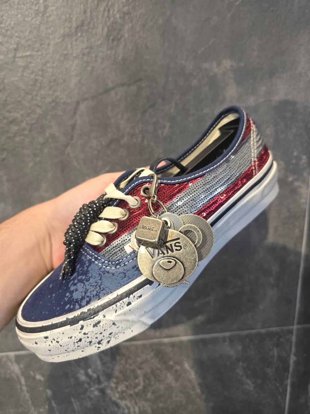 Kidsuper x Vans Authentic Charms Red Navy