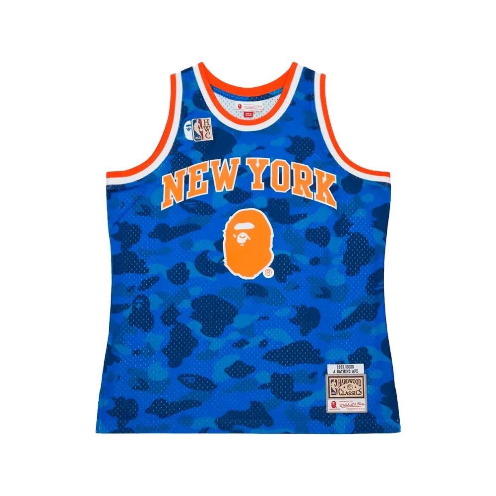 ウェア BAPE x Mitchell & Ness Swingman Jersey Mitchell & Ness x BAPE Regata Swingman Jersey New York Knicks