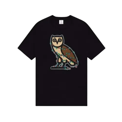 Camiseta OVO Holiday Bubble Owl Black