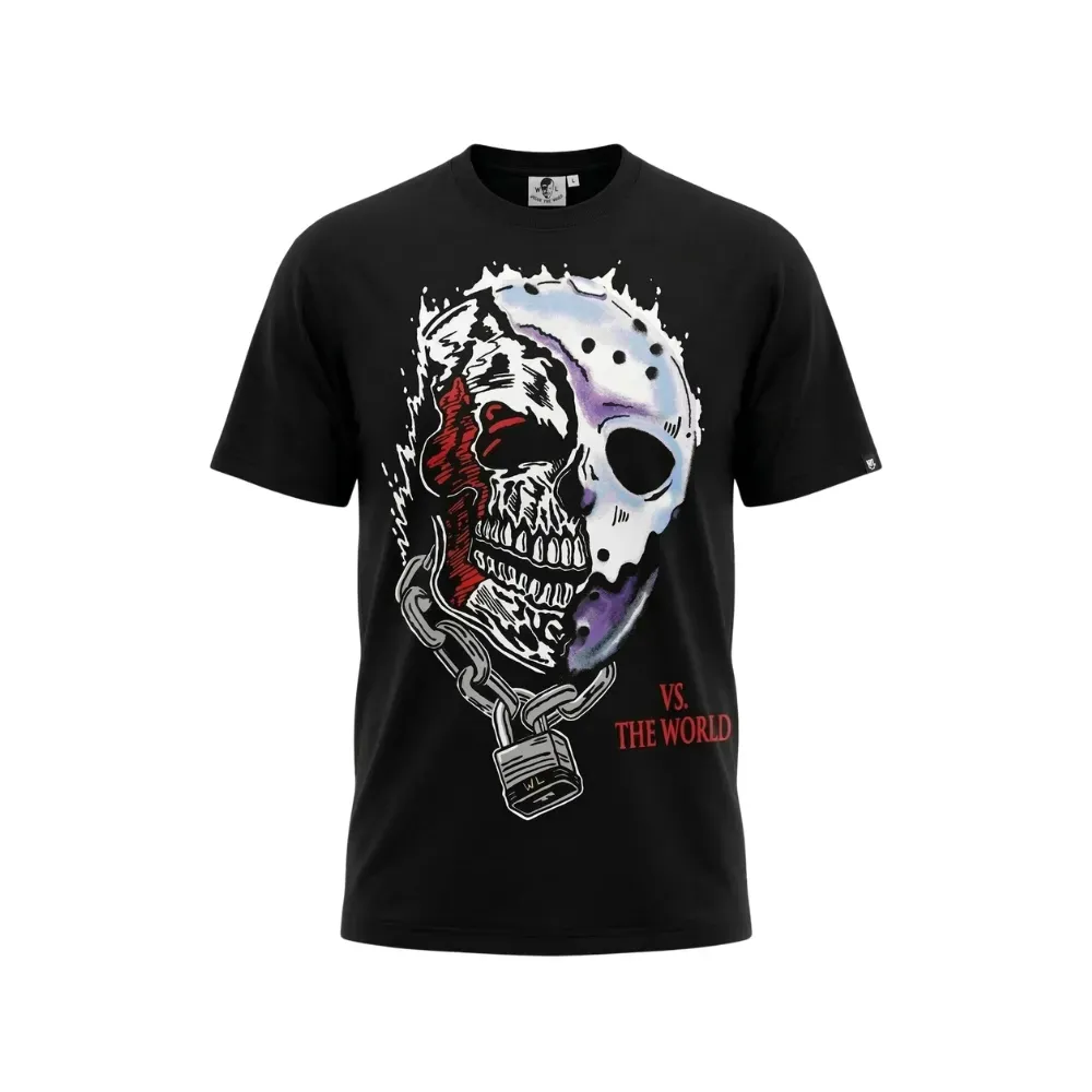 Camiseta Warren Lotas Chrome Sports Mask Black - Droper