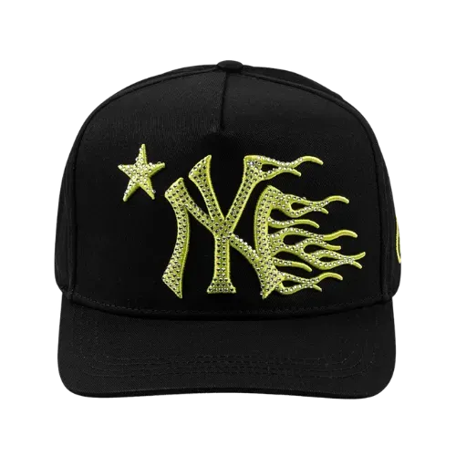 Boné Hellstar NY Snapback Neon Black