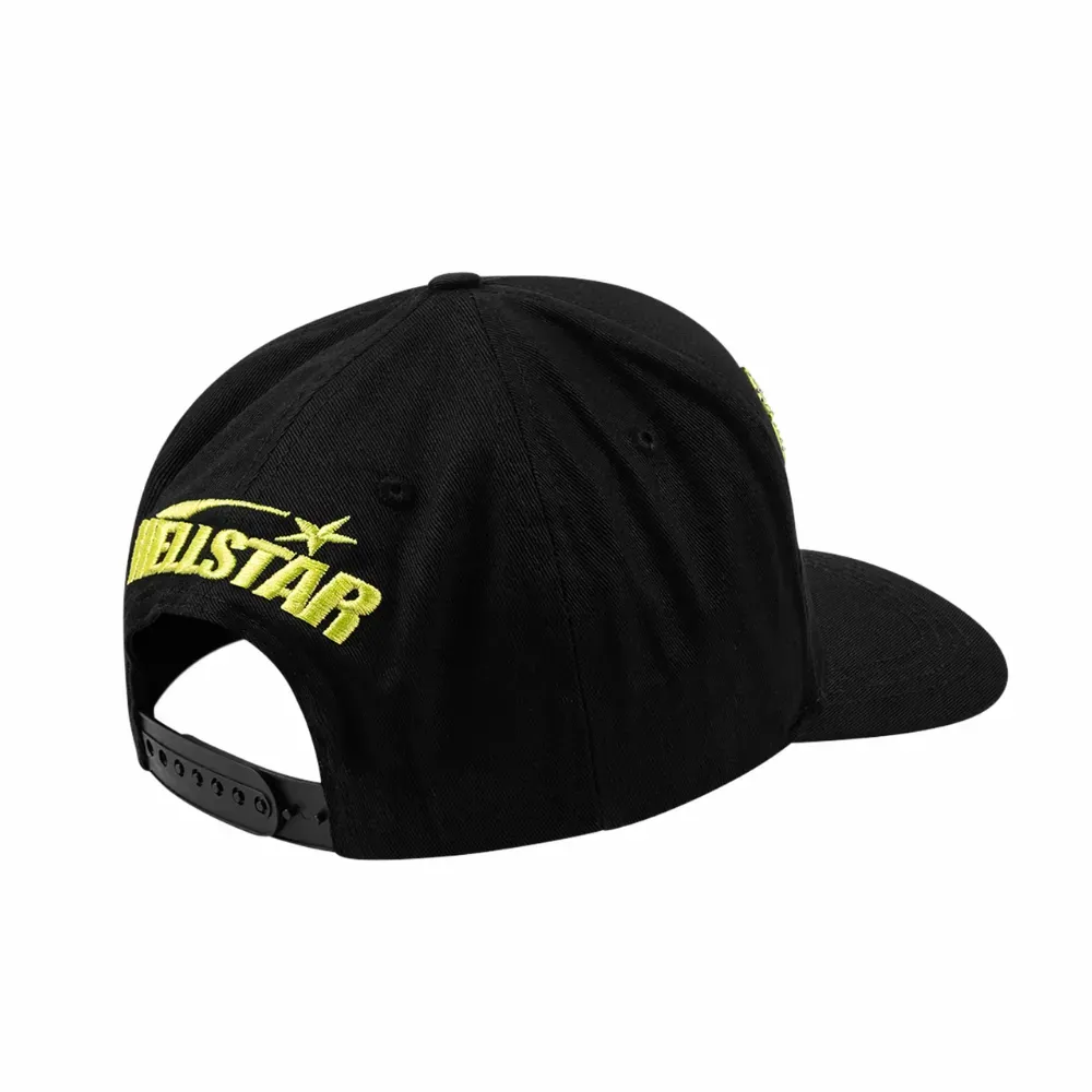 Boné Hellstar NY Snapback Neon Black - Droper