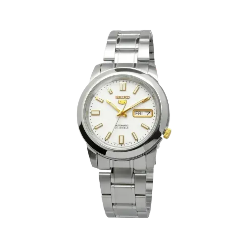 Relógio Seiko Automatic 5 Silver Gold 38.5mm
