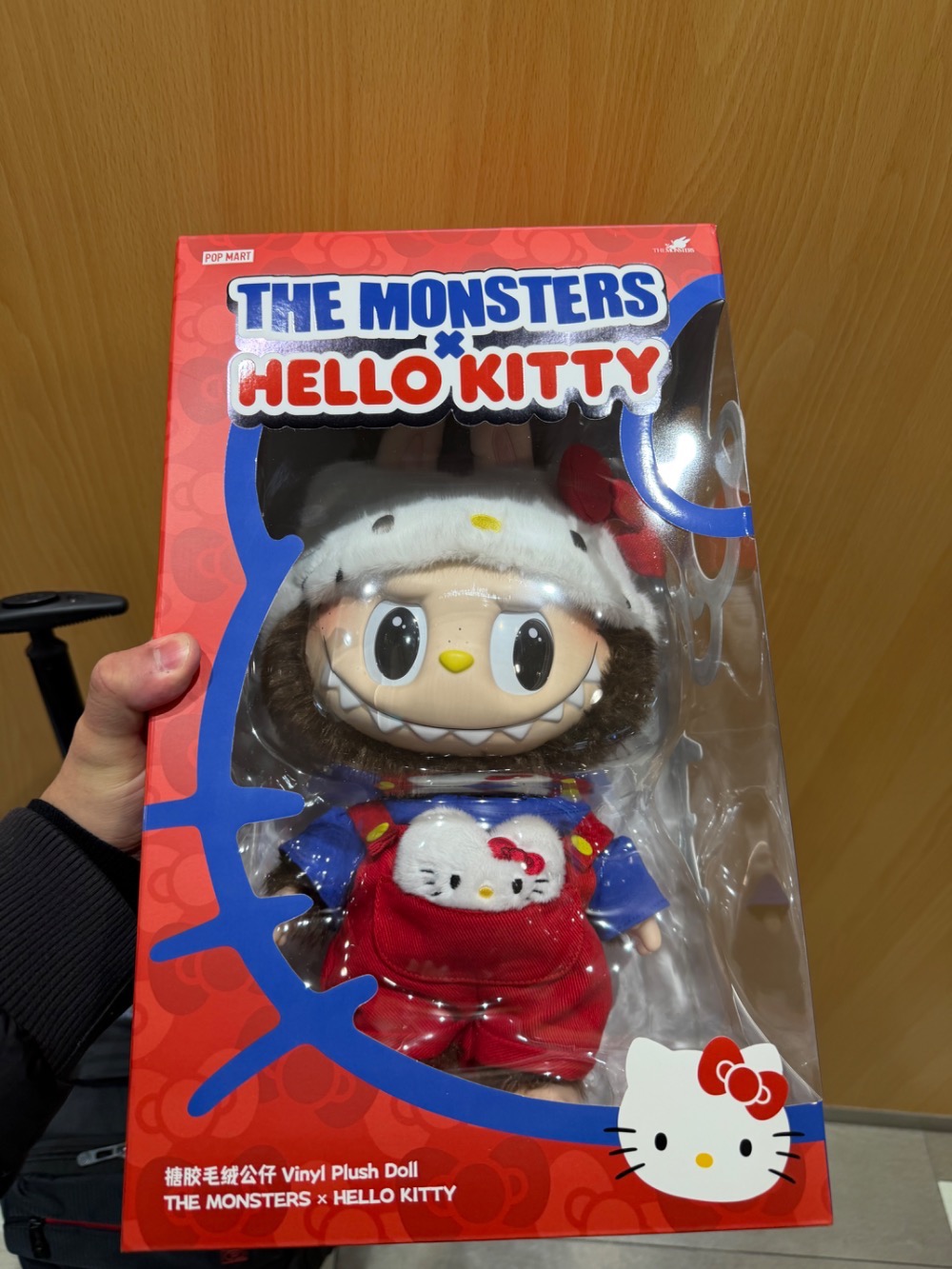 Pop Mart The Monsters Labubu x Hello Kitty Vinyl Plush Doll