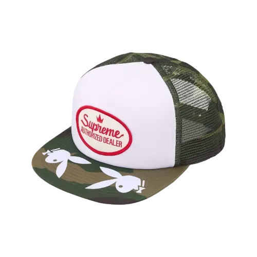 Playboy x Supreme Boné Mesh Back 5-Panel Woodland Camo SS26-W3