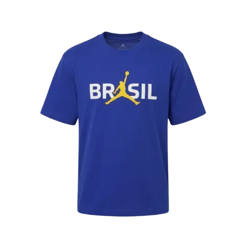 Camiseta Air Jordan Brasil Air 85 Crew Blue