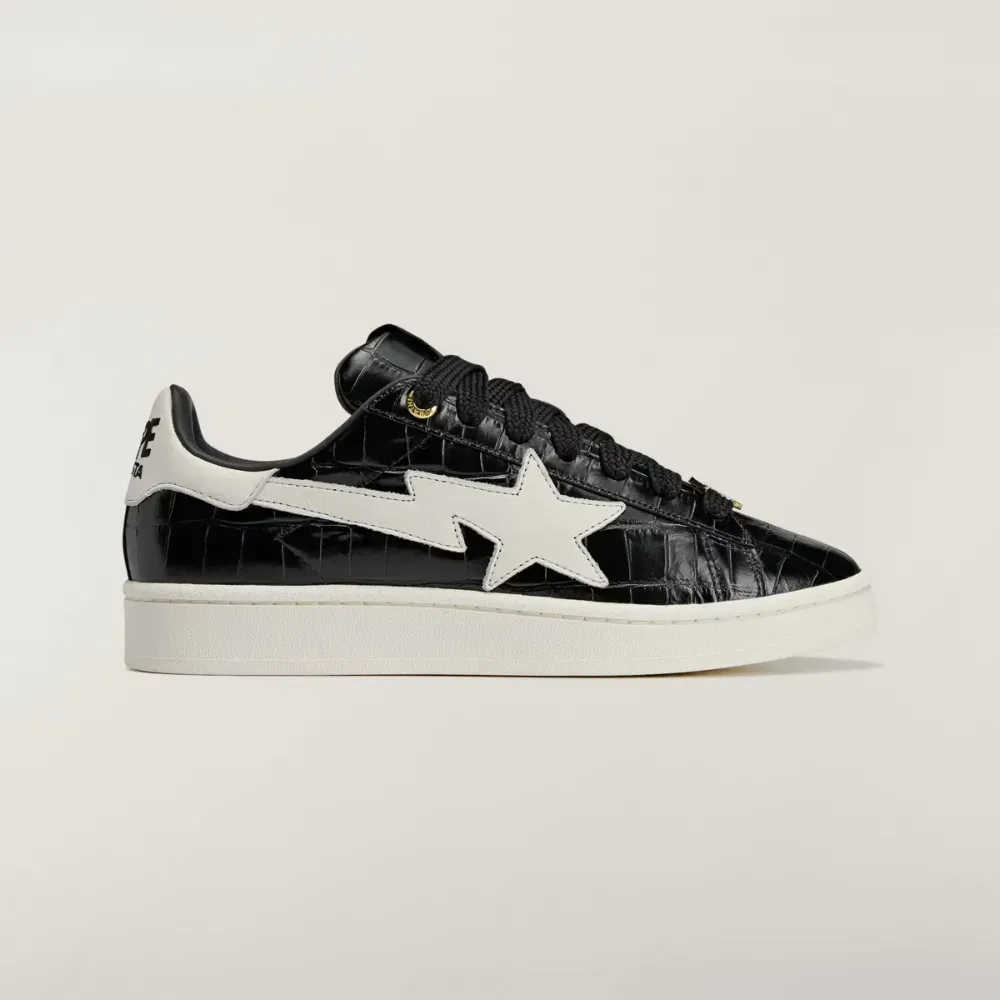Imagem Bape x adidas Campus 00s Black Croc