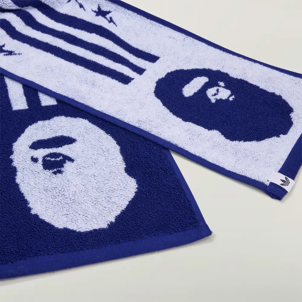 BAPE x adidas Toalha FB Japan Blue - Droper