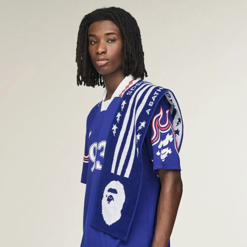 BAPE x adidas Toalha FB Japan Blue - Droper