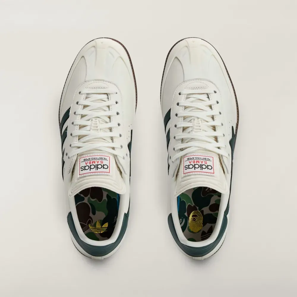Bape x adidas Samba World Cup Pack Off White - Droper