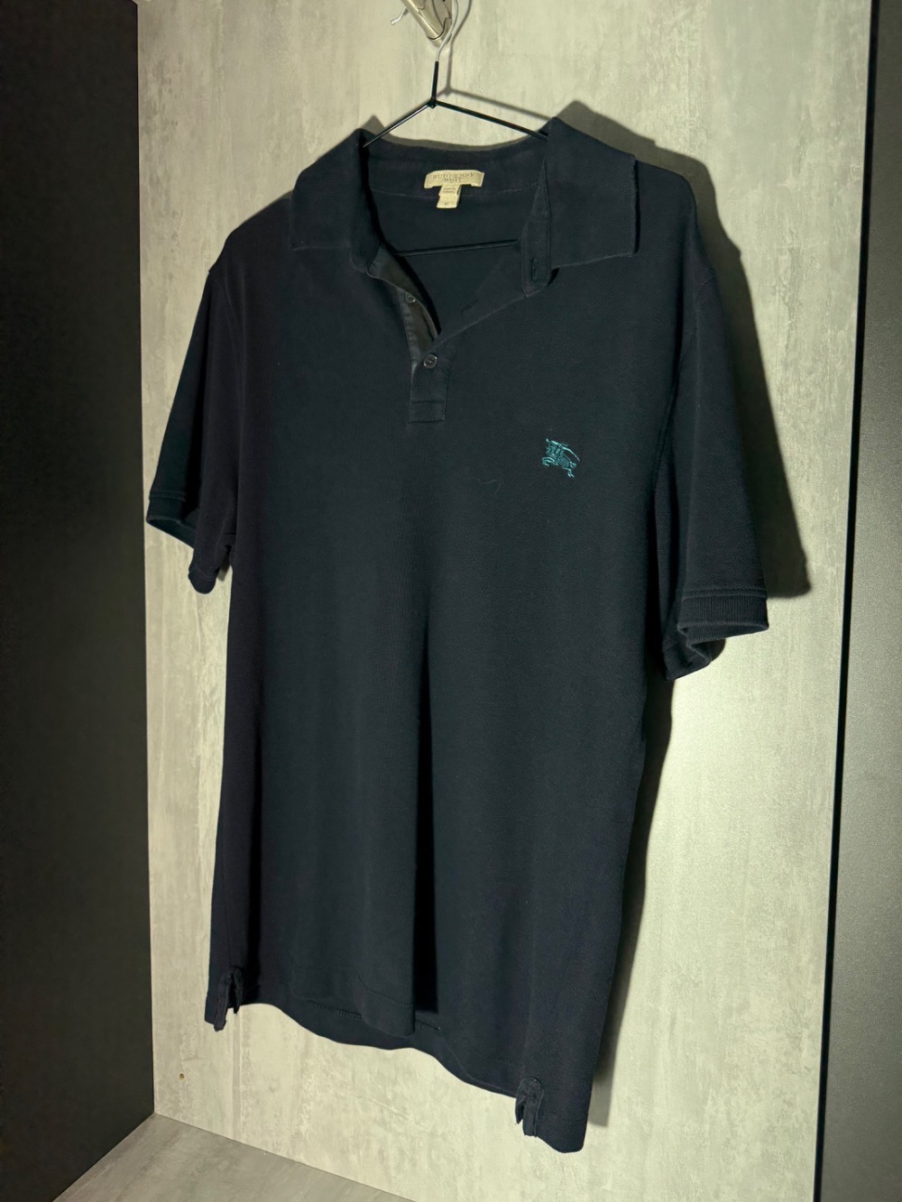 Camisa Polo Burberry 'Eddie' TB Check White — M, Usado
