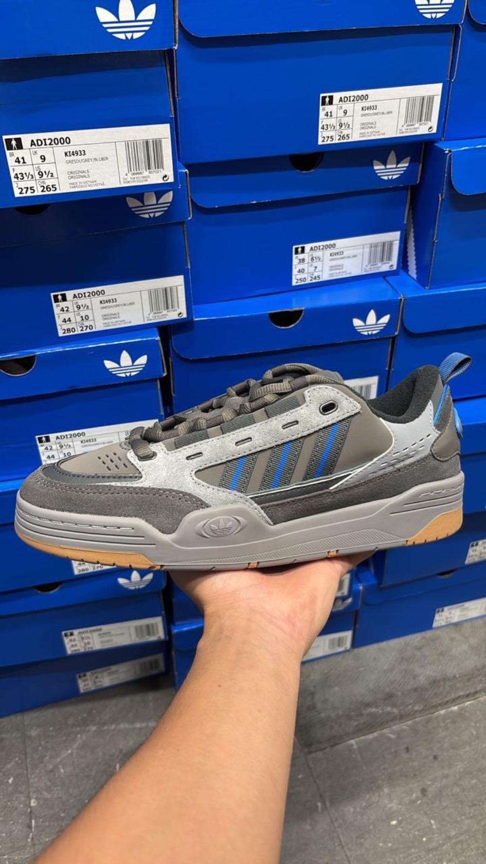 adidas ADI2000 Grey — 39, Novo
