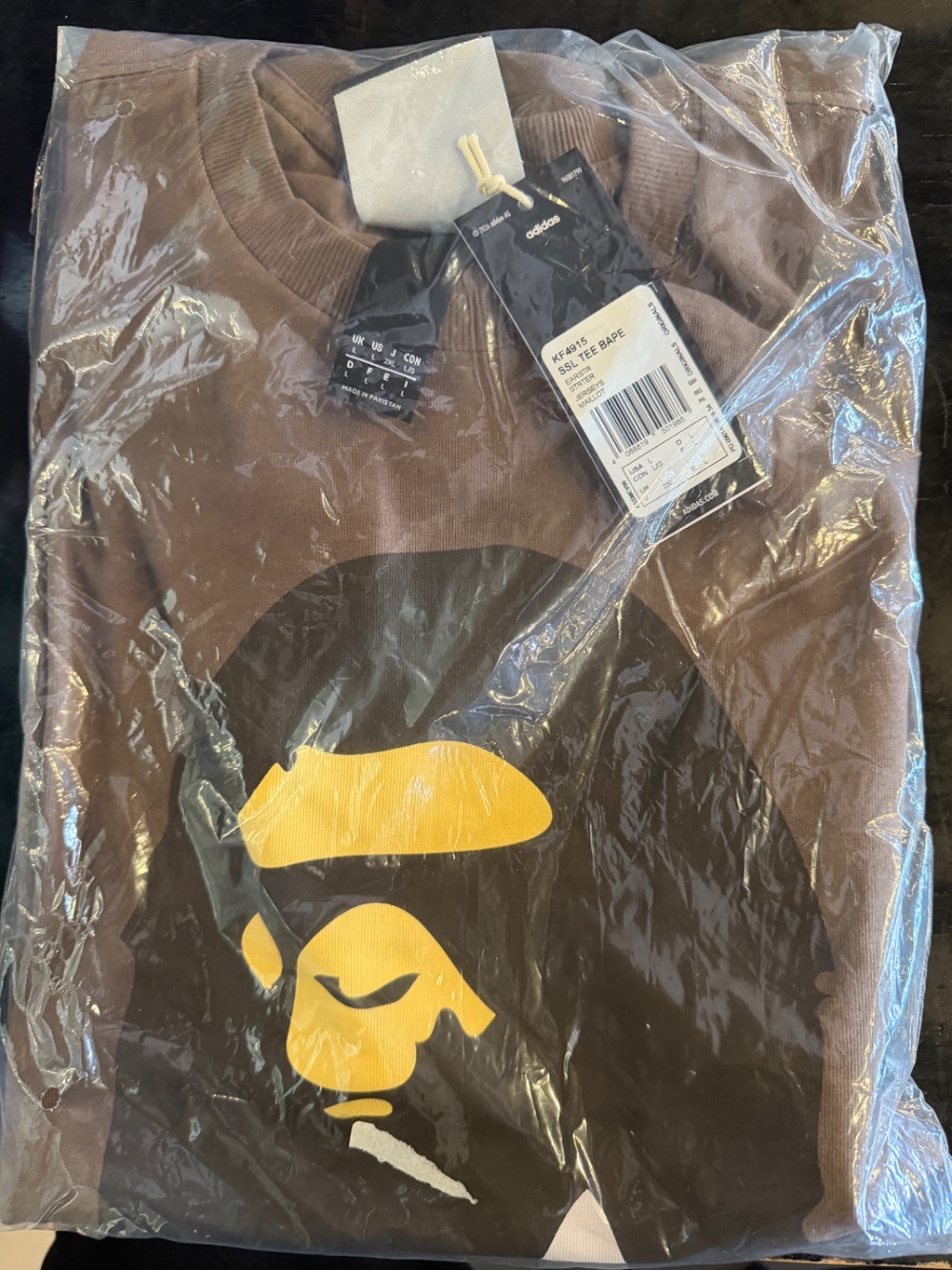 BAPE x adidas Camiseta Jersey Earth Strata — M, Novo