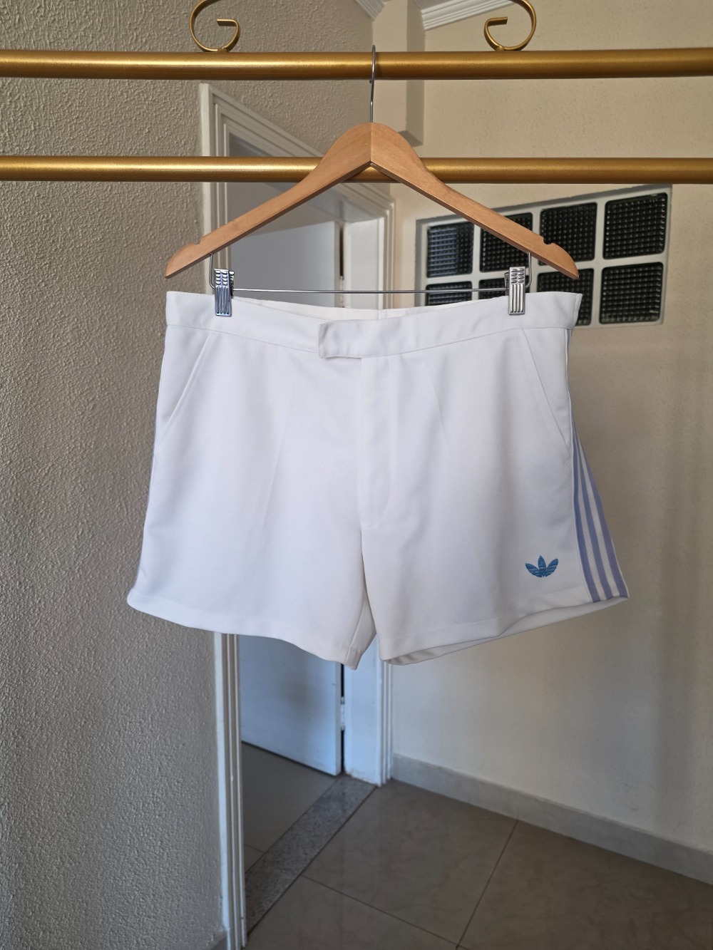 Short Adidas Vintage Original Anos 80/90 - Tennis Classico - Tam 46/48