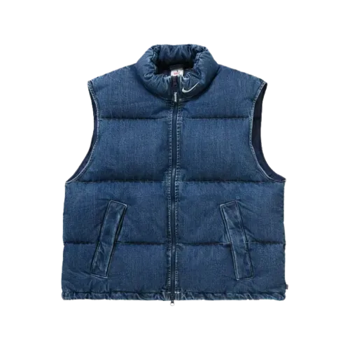 Nike x Supreme Colete Puffer Denim Indigo SS24