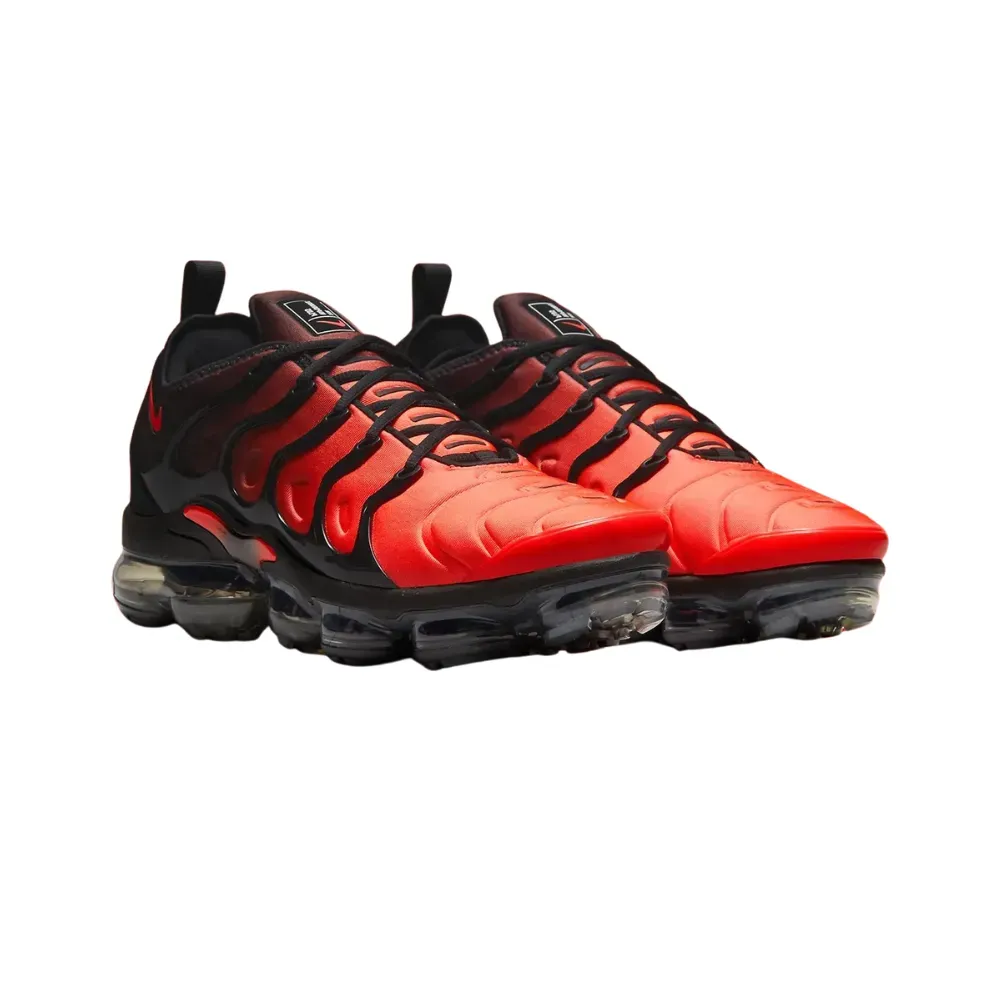 Nike Air Vapourmax Plus Black Bright Crimson - Droper