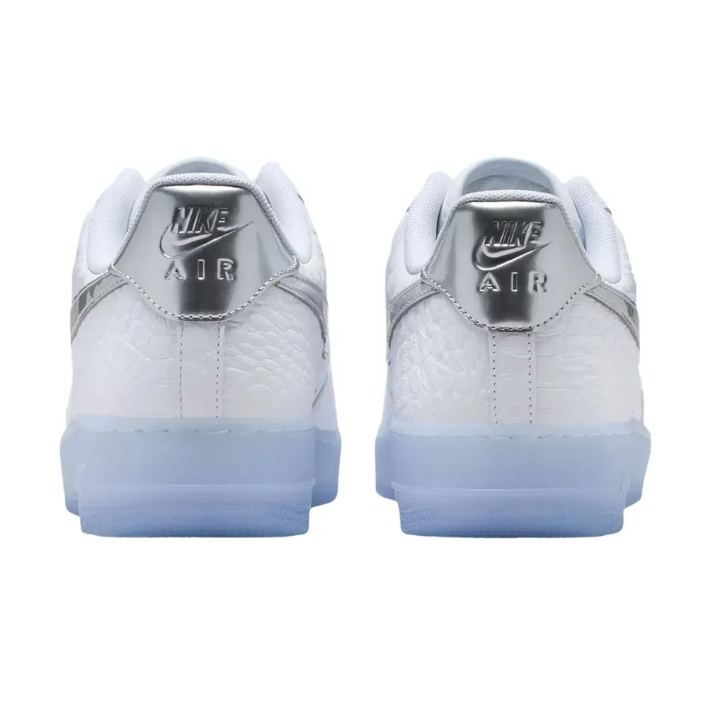 Nike Air Force 1 Low White Croc - Droper