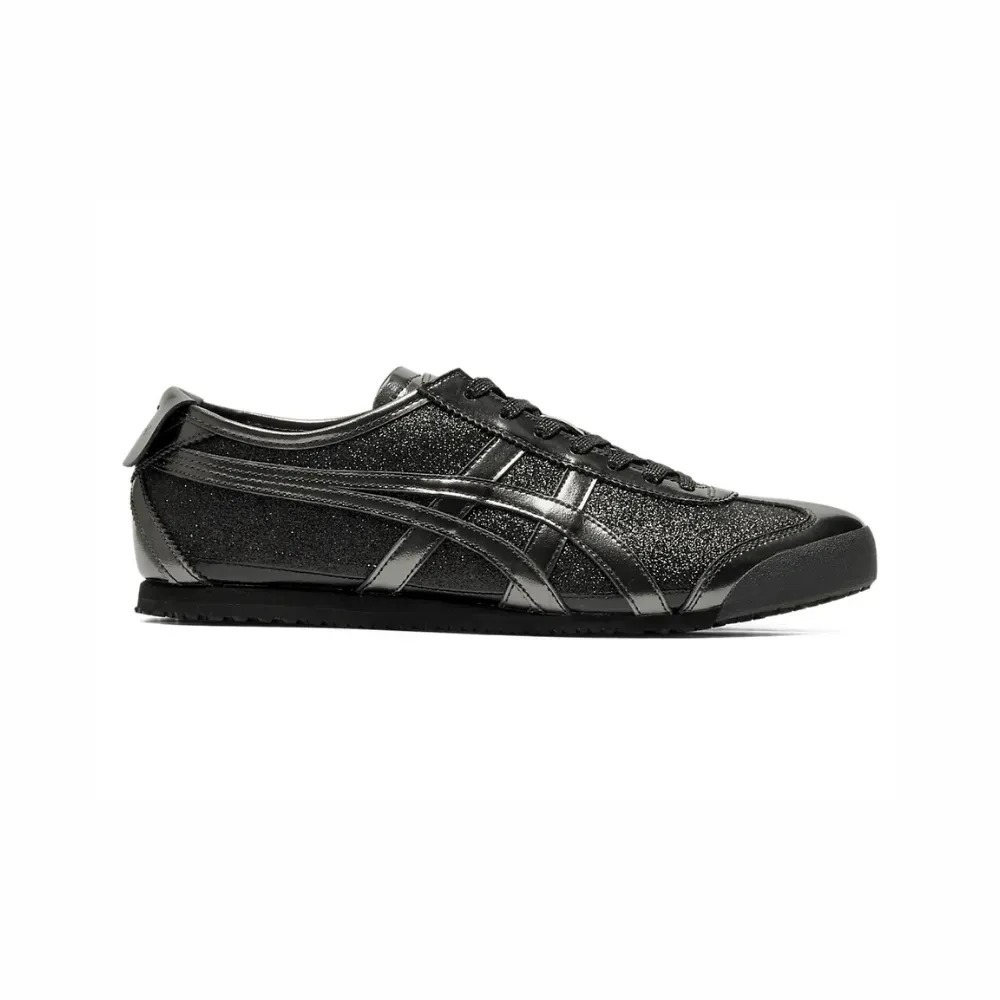 Onitsuka Tiger Mexico 66 Glitter Pack Black Gunmetal — 37 / 38 / 39 / 40 / 41, Novo
