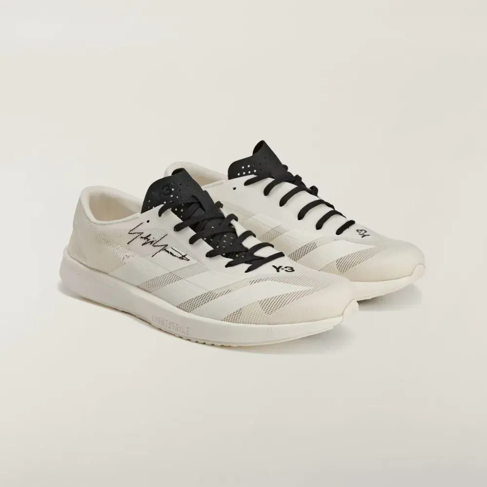 Y-3 x adidas Adizero RC6 Off White Black — 35 / 36 / 37 / 38 / 40 / 41 / 44, Novo