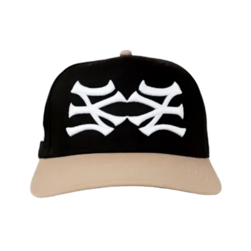 Boné oMA Studios NY NY Curved Brim Black Tan - Droper