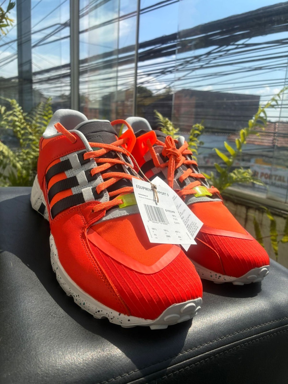 Tenis Adidas Vintage Equipment Support 93 Orange