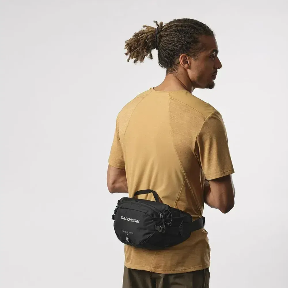 Pochete Salomon Trailblazer 4L Black Alloy - Droper