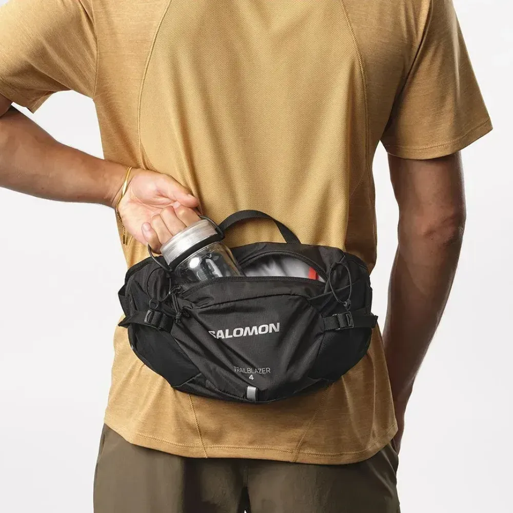 Pochete Salomon Trailblazer 4L Black Alloy - Droper