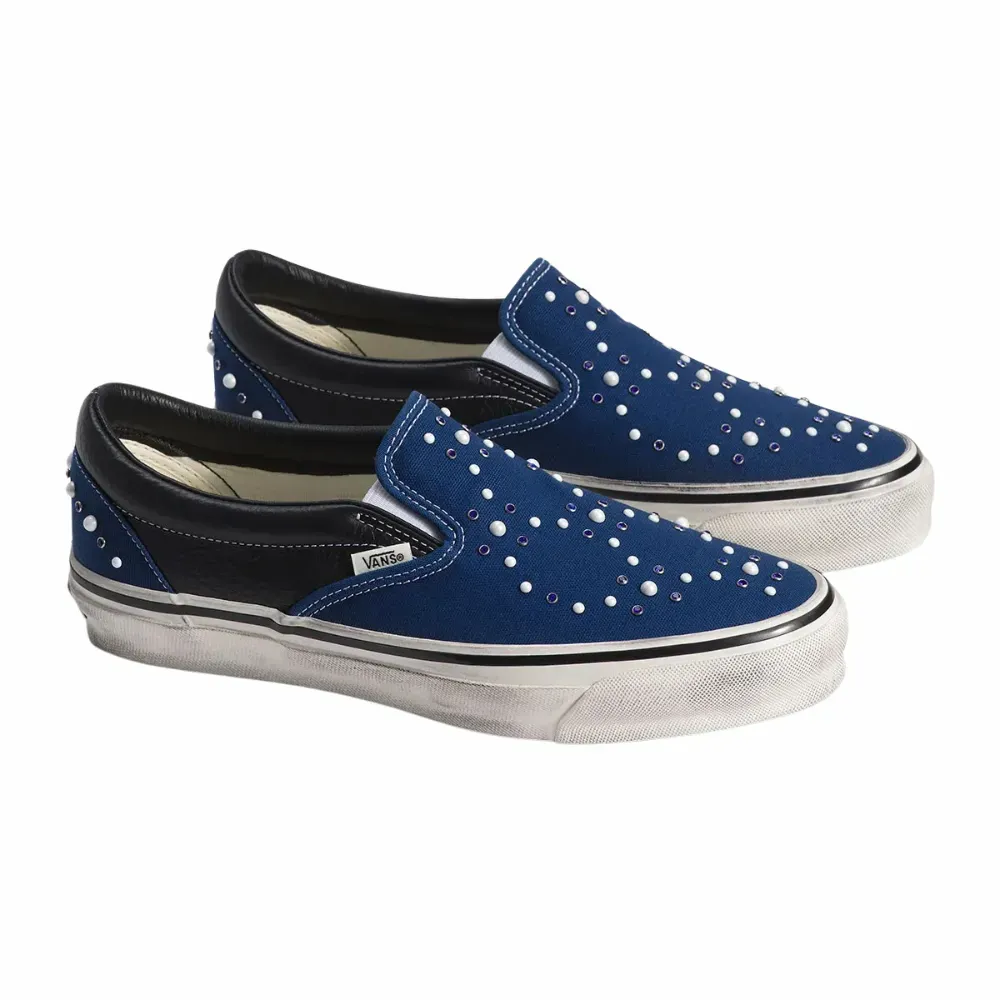 Satoshi Nakamoto x Vans Slip-On LX Classic 98 Pearlized Indigo