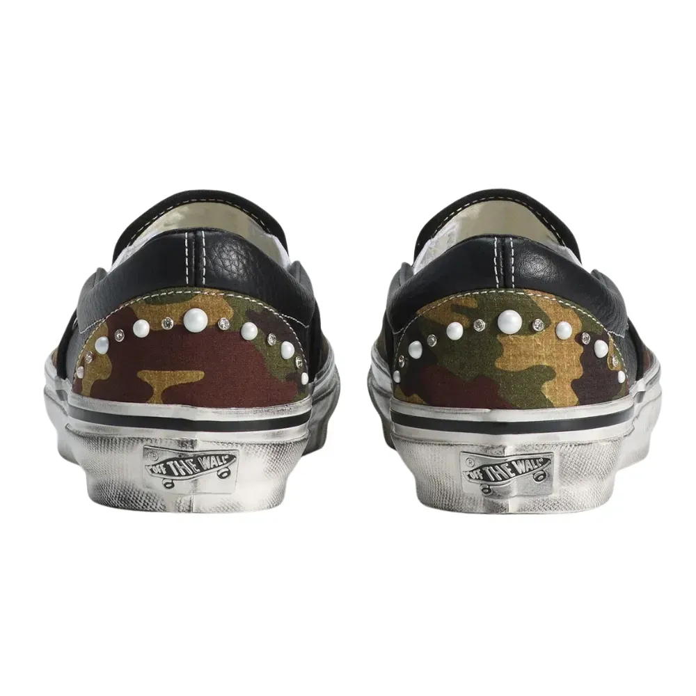 Satoshi Nakamoto x Vans LX Classic Slip-On 98 Pearlized Camo Black