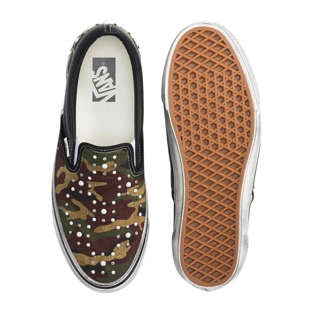 Satoshi Nakamoto x Vans LX Classic Slip-On 98 Pearlized Camo Black