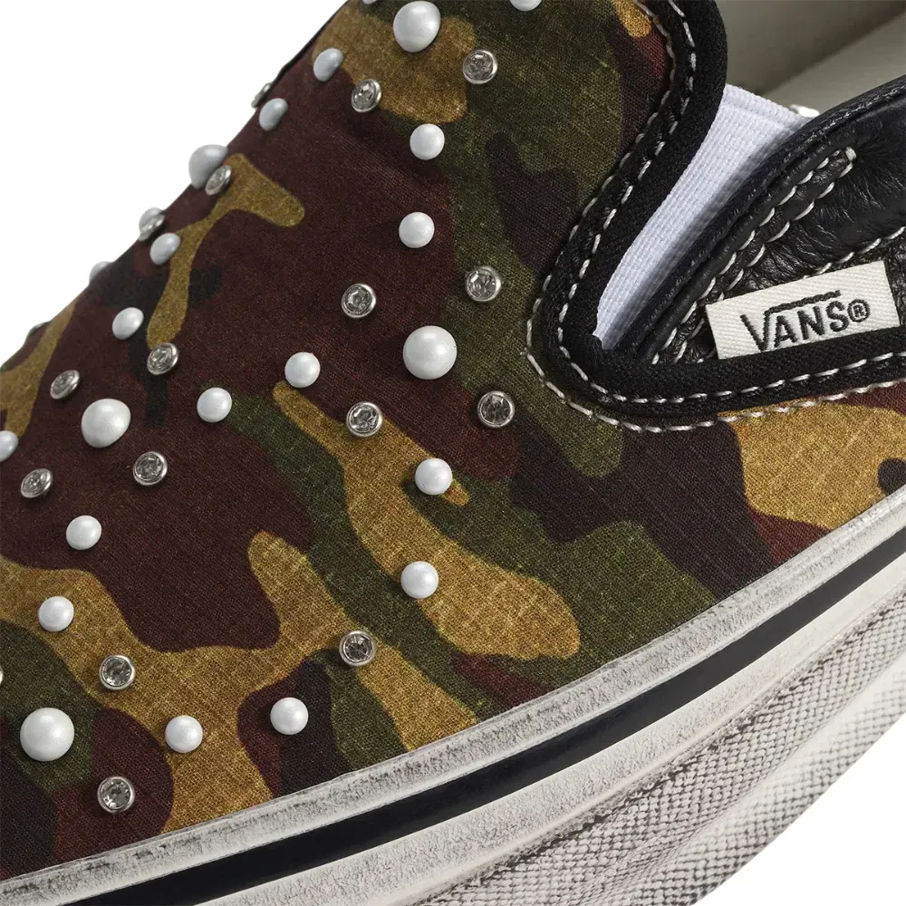 Satoshi Nakamoto x Vans LX Classic Slip-On 98 Pearlized Camo Black