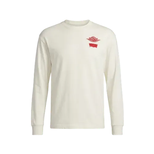 Levi's x Air Jordan Camiseta Manga-Longa Off White