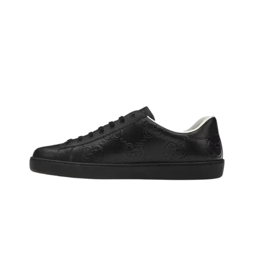 Gucci Ace GG Embossed Black