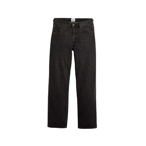 Levi's x Air Jordan Calça Baggy Jeans Black Wash