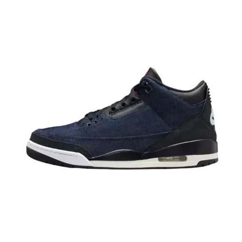 Levi's x Air Jordan 3 Indigo Gym Red