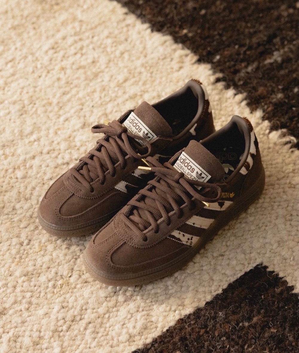 adidas Handball Spezial Brown Cream White Gum — 35, Novo
