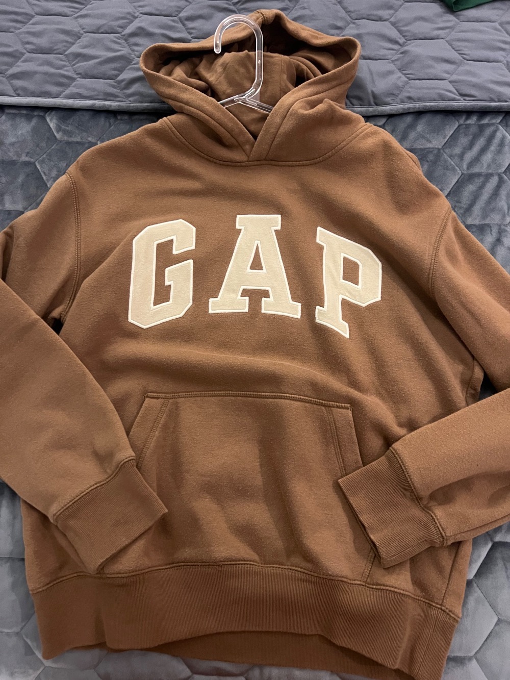 Moletom GAP vintage kids marrom com bege