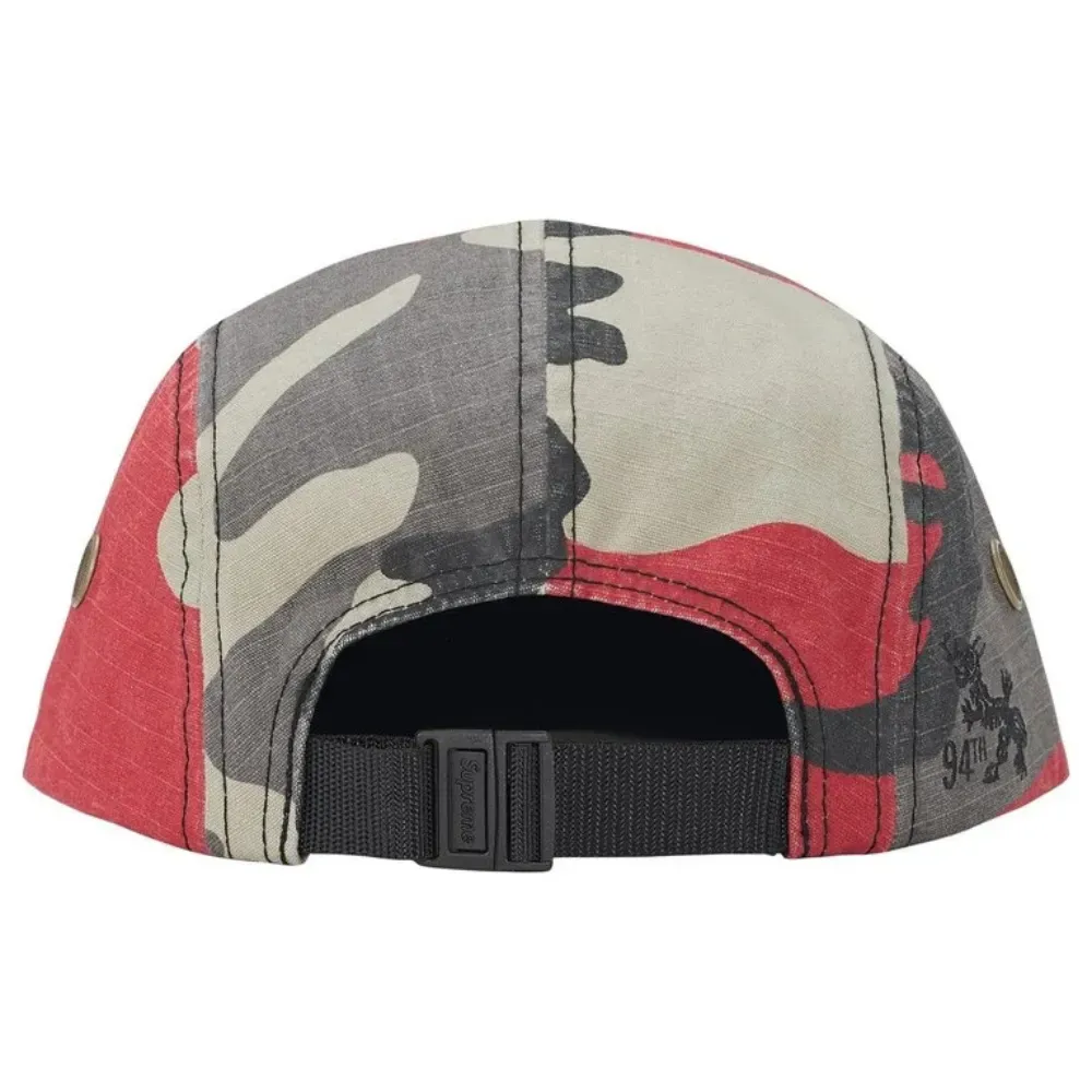 Boné Supreme Military Camp Red Camo SS26-W4 - Droper