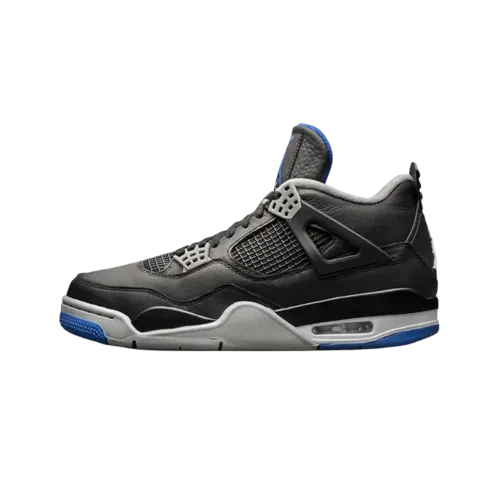 Air Jordan 4 Retro Motorsports Black Blue