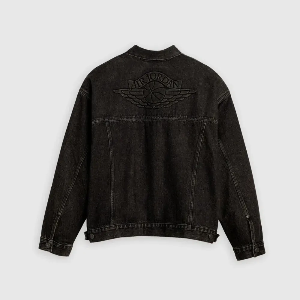 Levi's x Air Jordan Jaqueta Type III Trucker Black Wash - Droper