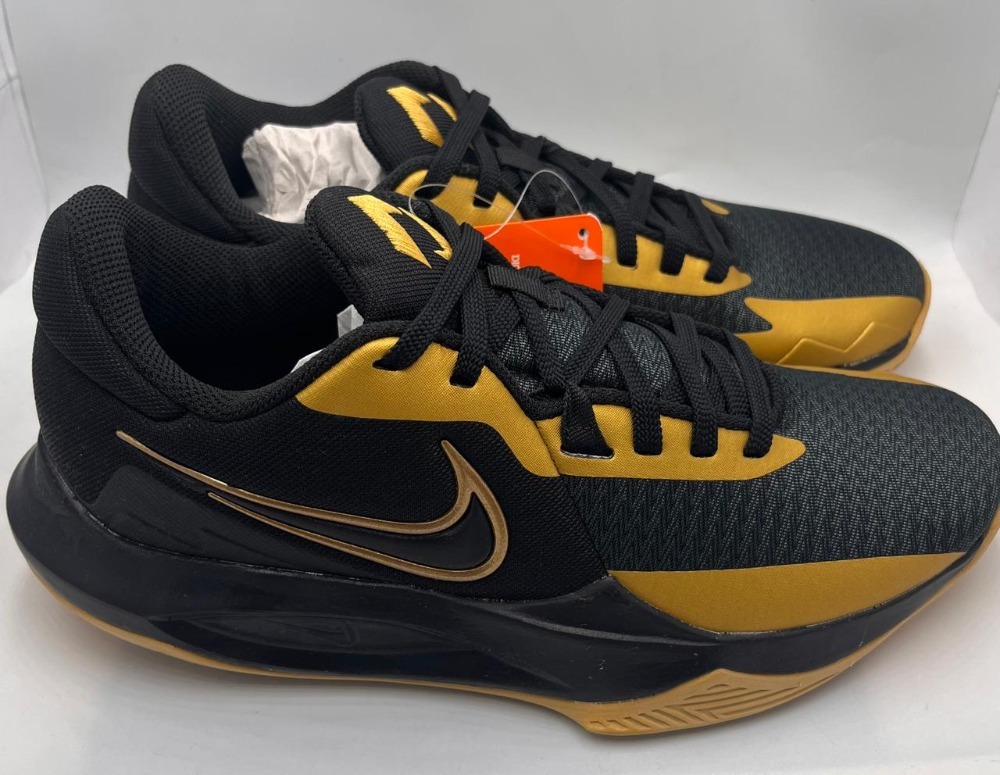 Nike Precision 6 Black Metallic Gold