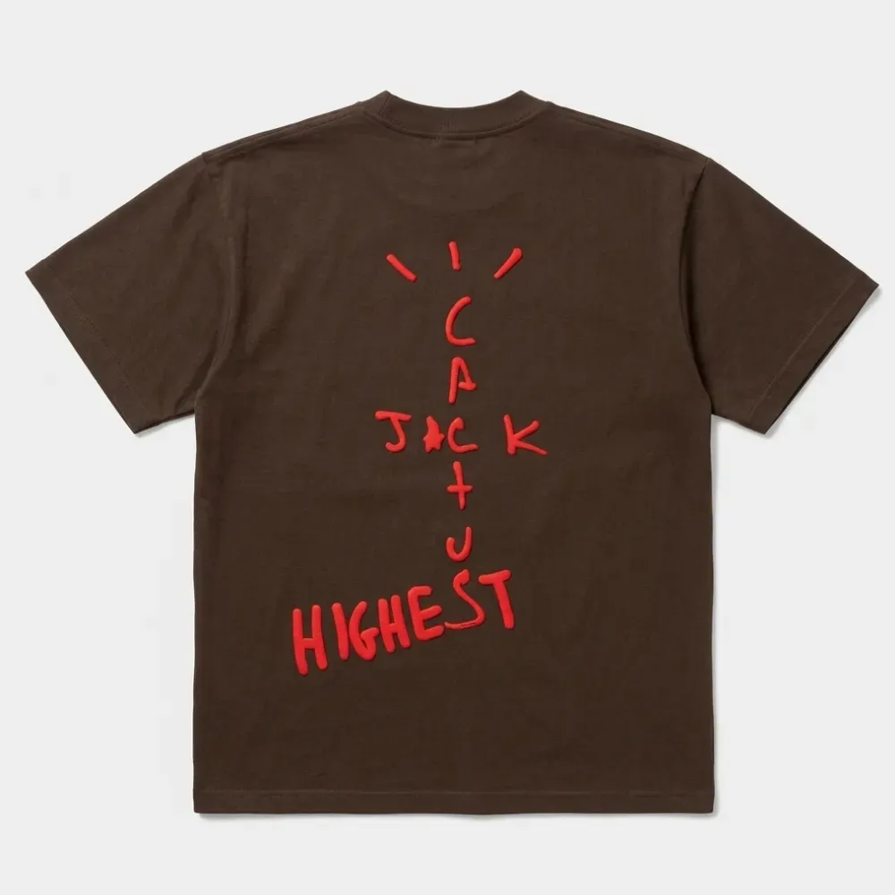 Air Jordan x Travis Scott Camiseta Cactus Jack Highest Brown - Droper