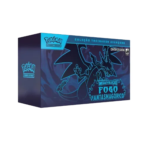 Coleção Treinador Avançado ETB ME02 Fogo Fantasmagórico Pokémon TCG PT-BR